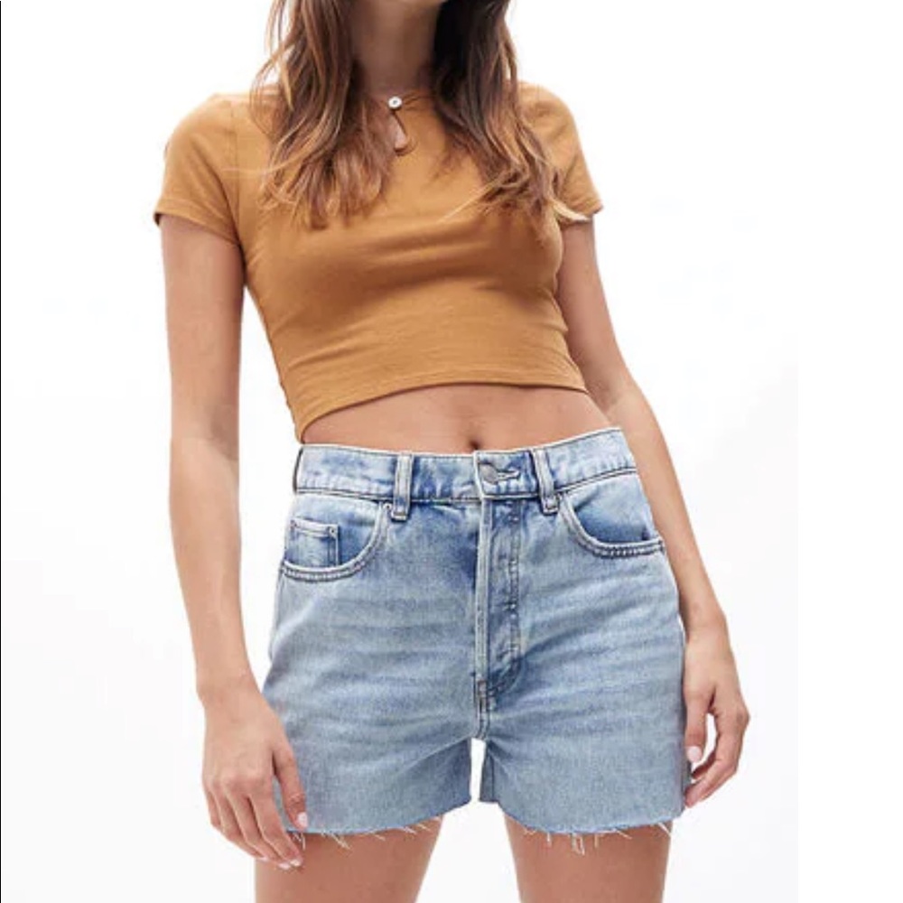 pacsun high waisted cutoff shorts